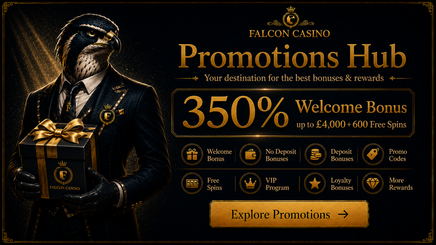 Falcon Casino Bonuses – Welcome Pack, Free Spins & VIP Rewards
