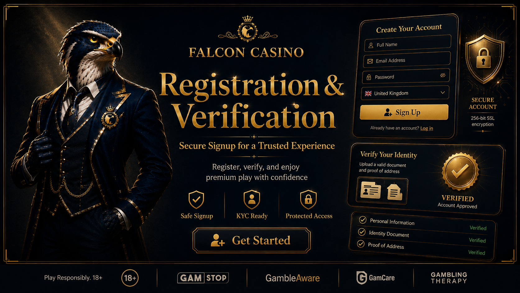 Falcon Casino Registration – Sign Up in Under 2 Minutes