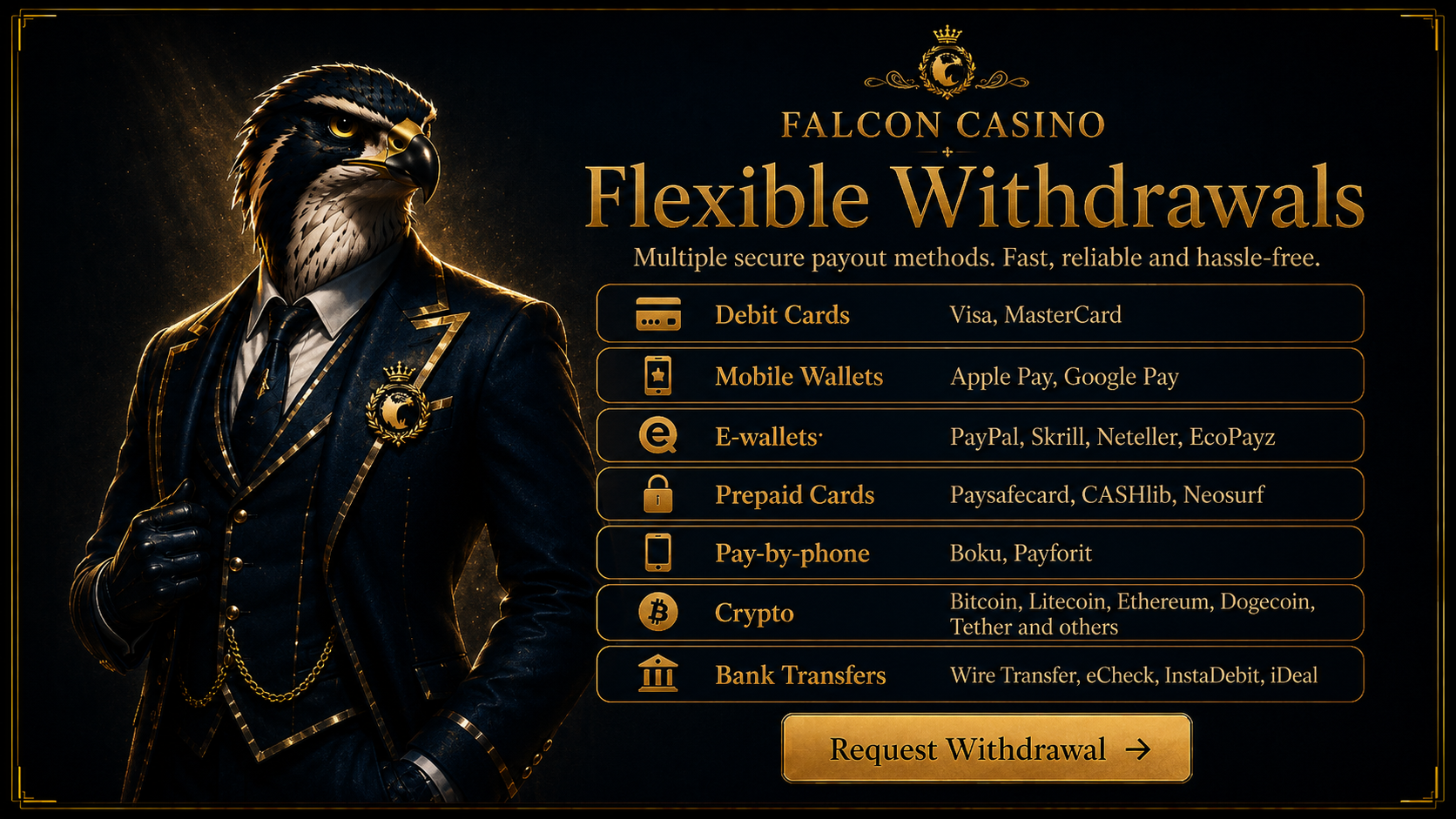 Falcon Casino Withdrawal – Payout Guide for UK Players